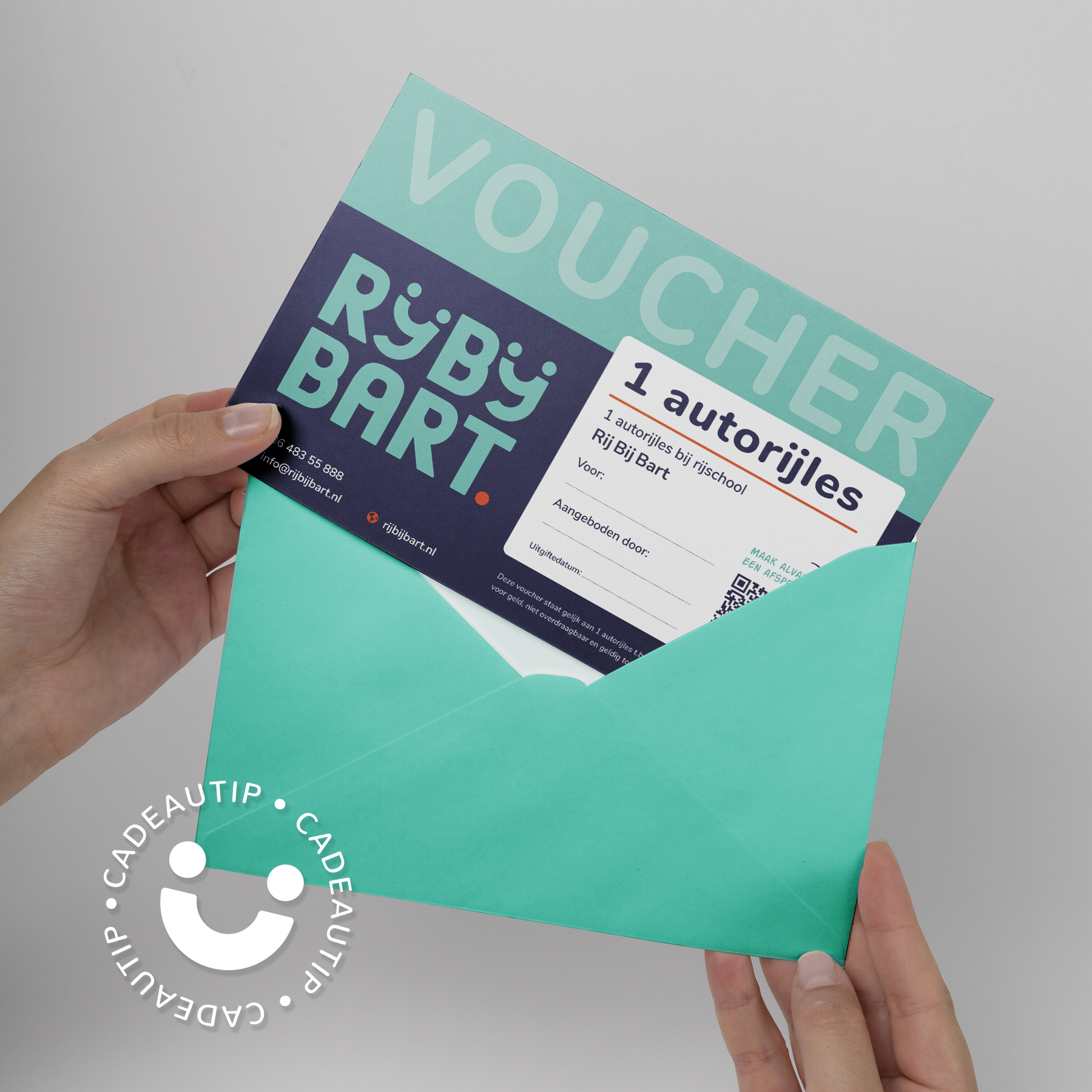 Geef een rijles cadeau met een cadeaubon van Rij Bij Bart Stiens