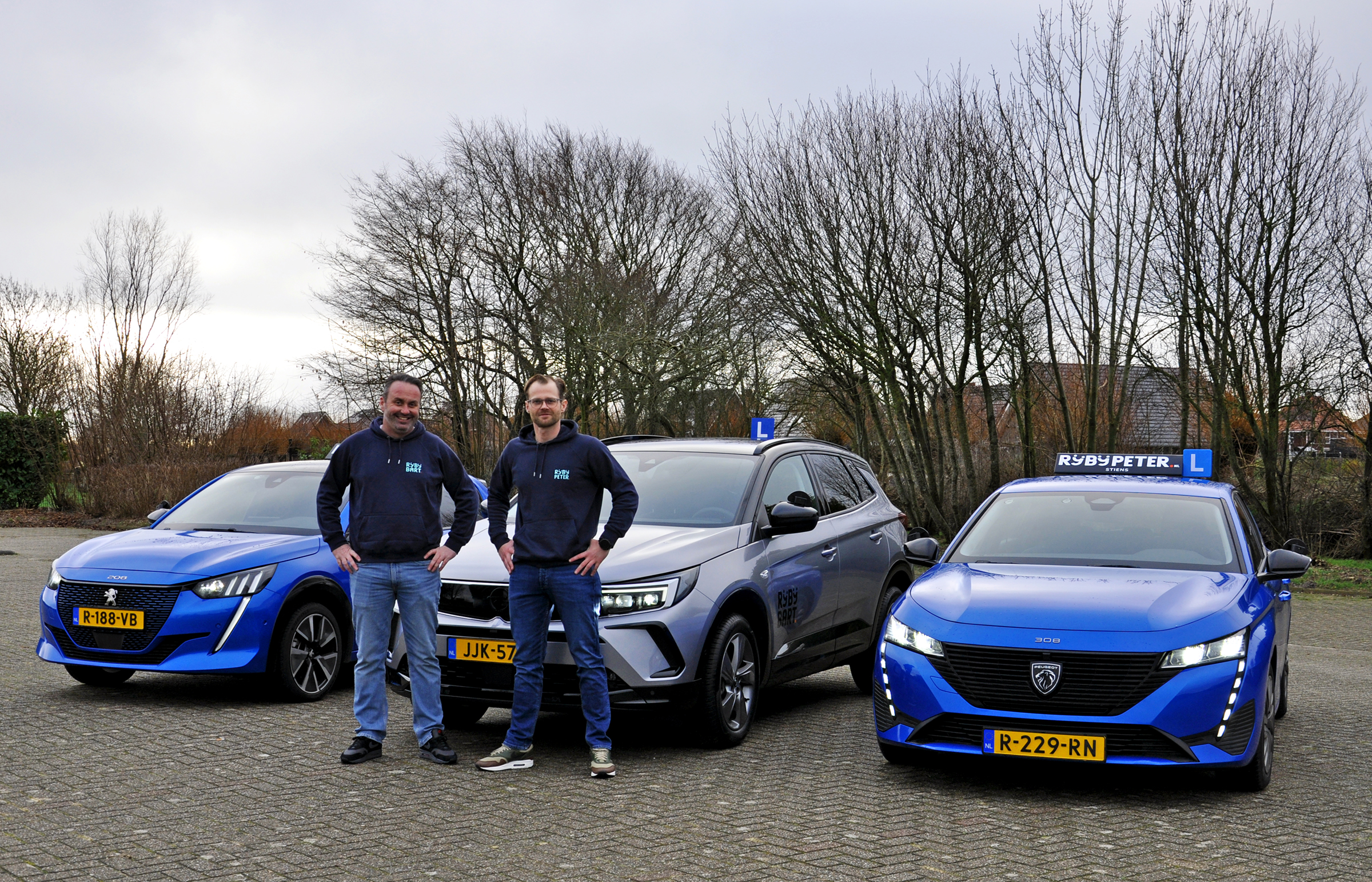 RijbijBart en RijBijPeter Stiens